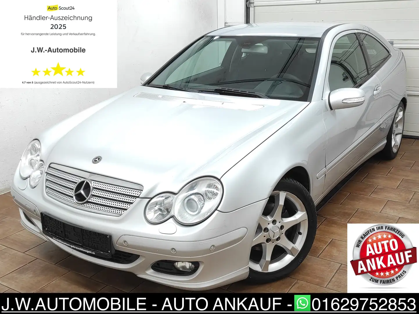 Mercedes-Benz C 160 XENON KLIMAA SHZ PDC SPORT EDITION TEMP BC 6-GANG Grau - 1