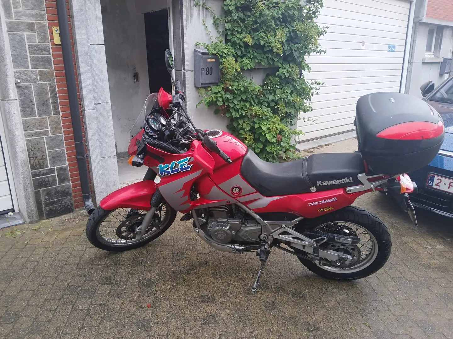Kawasaki KLE 500 1998 Rouge - 1
