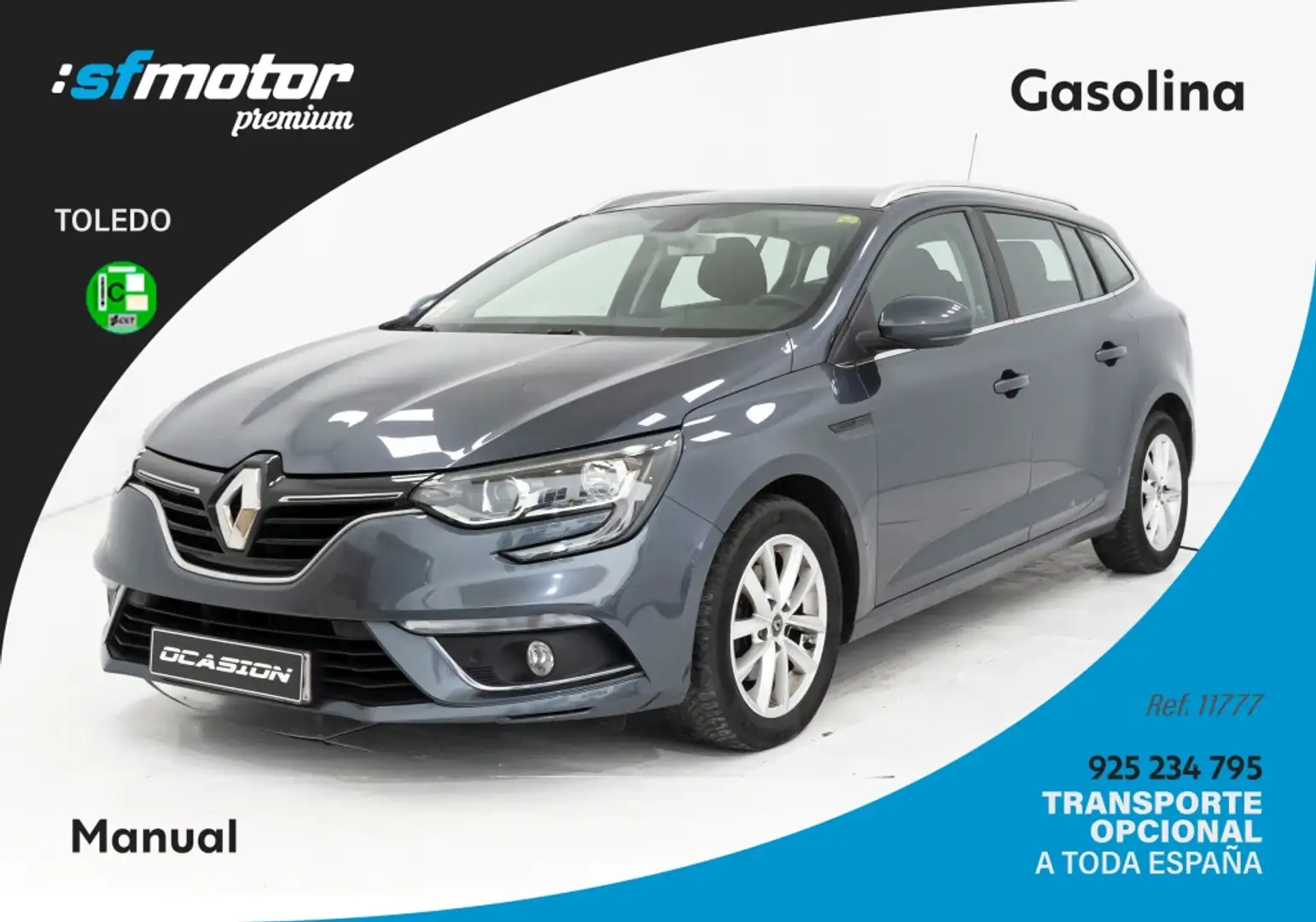 Renault Megane S.T. 1.3 TCe GPF Intens 85kW Gris - 1