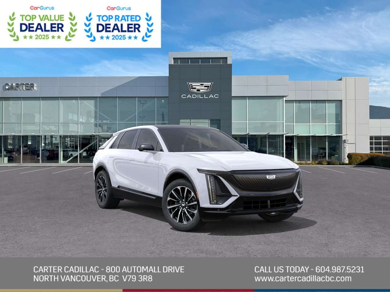 White 2026 Cadillac LYRIQ SUV / Crossover Rear-Wheel Drive 1-Speed Automatic