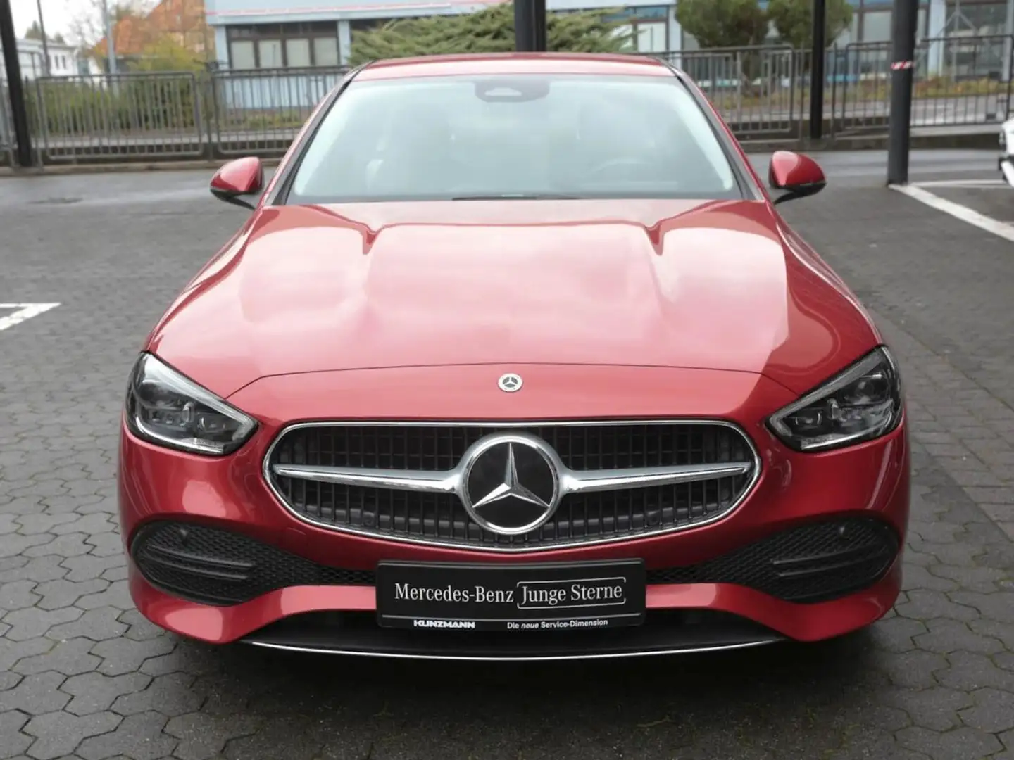 Mercedes-Benz C 220 d Avantgarde Navi Distronic Kamera Park-P Rouge - 2