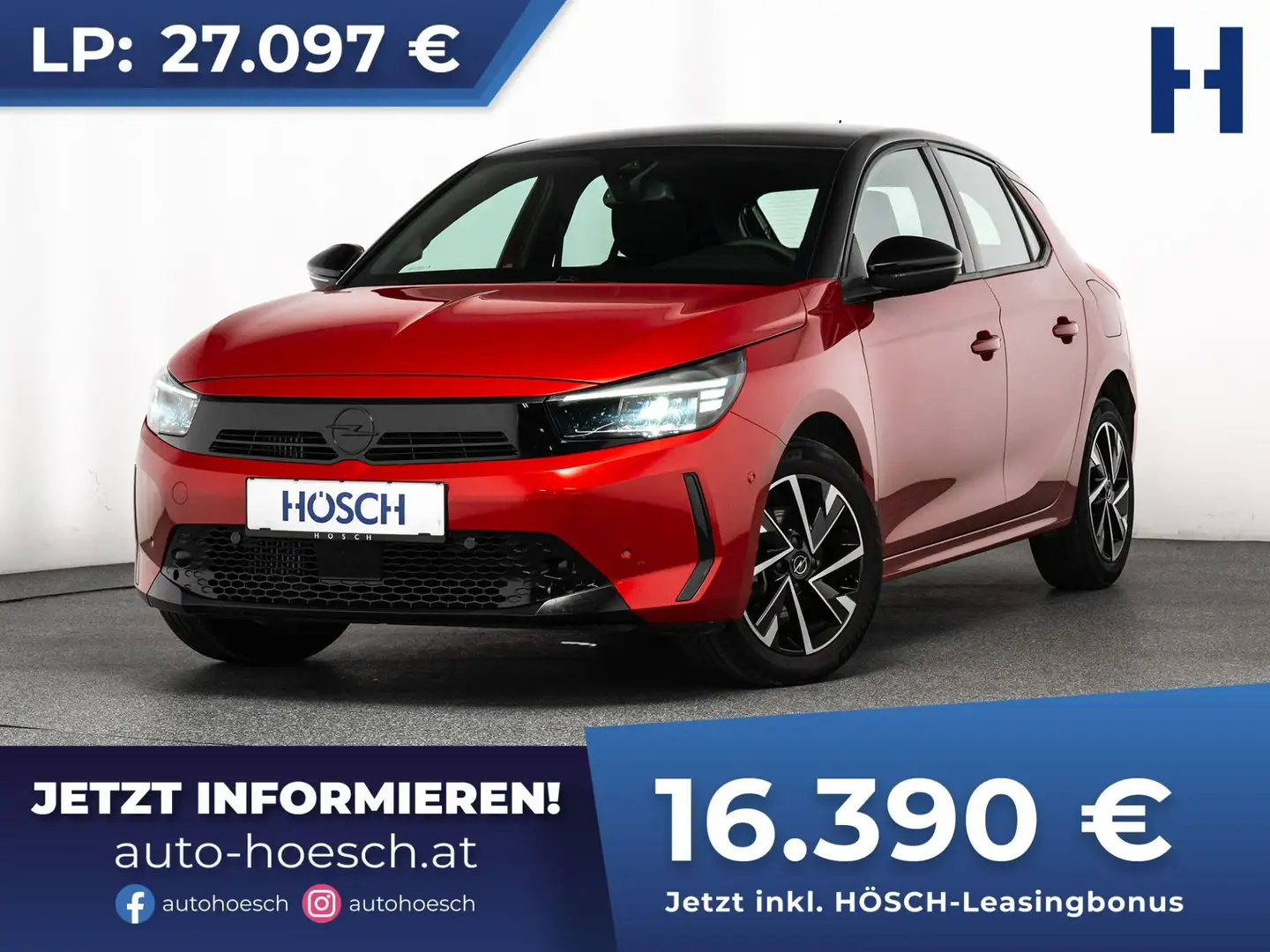 Opel Corsa 1.2 Turbo GS R-KAM CARPLAY VIRTUAL SPORTSITZE Rot - 1