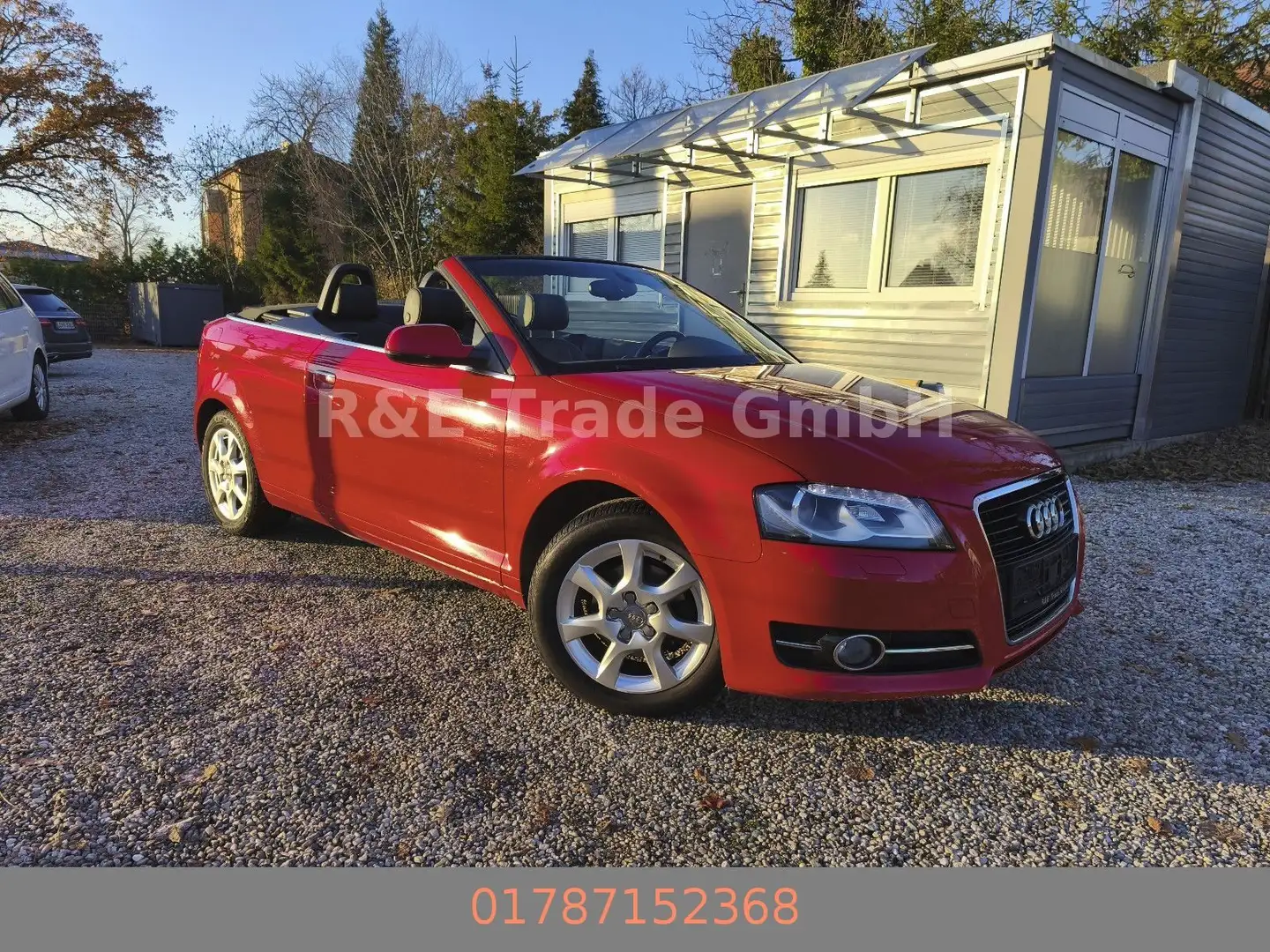 Audi A3 Cabrio Attraction Xenon Leder Scheckheft TOP Rot - 2