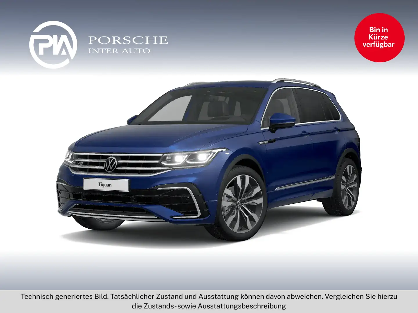 Volkswagen Tiguan R-Line TDI SCR 4MOTION DSG Blau - 1