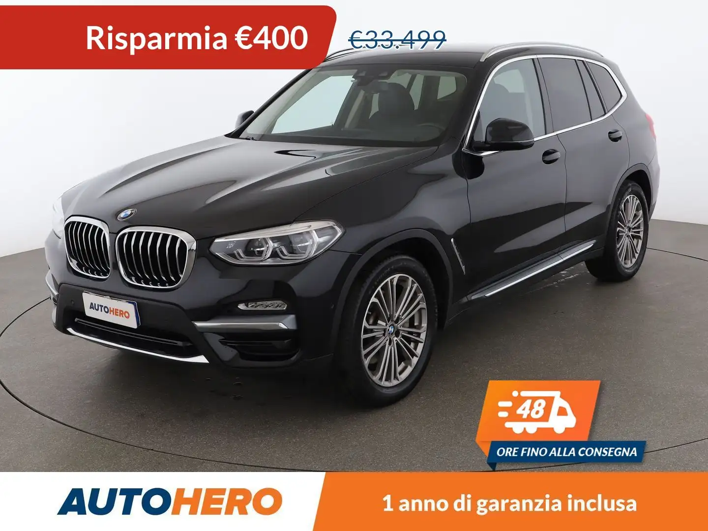 BMW X3 xDrive 30d Luxury 249 CV Black - 1