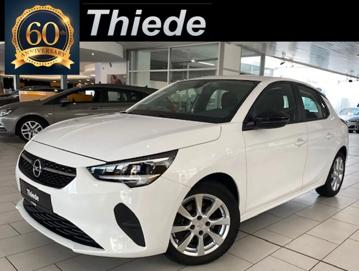 Opel Corsa F Edition 1.2T LED/NAVI/ALU/TEMPOMAT Weiß - 1