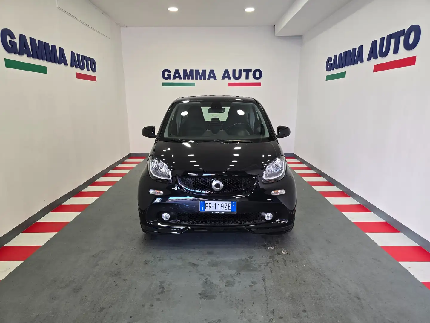 smart forTwo 0.9 TURBO 90CV PRIME NERA PELLE NERA PACK BRABUS Nero - 1