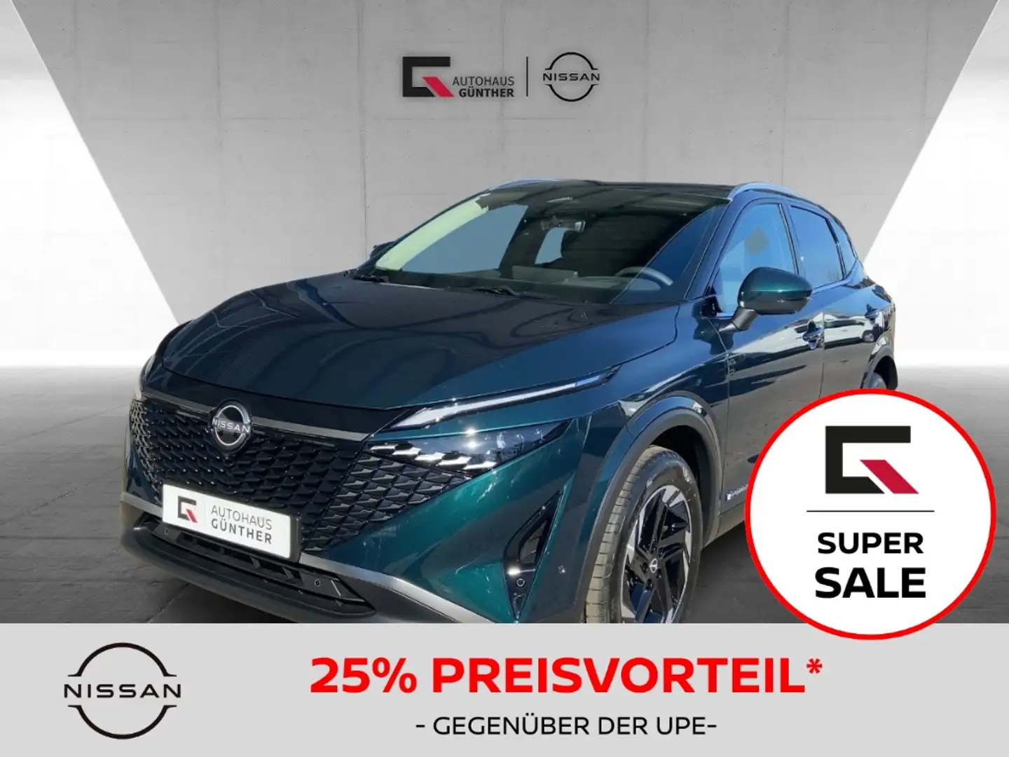 Nissan Qashqai N-CONNECTA Autom. Winter/HUD/360 e-POWER Vert - 1