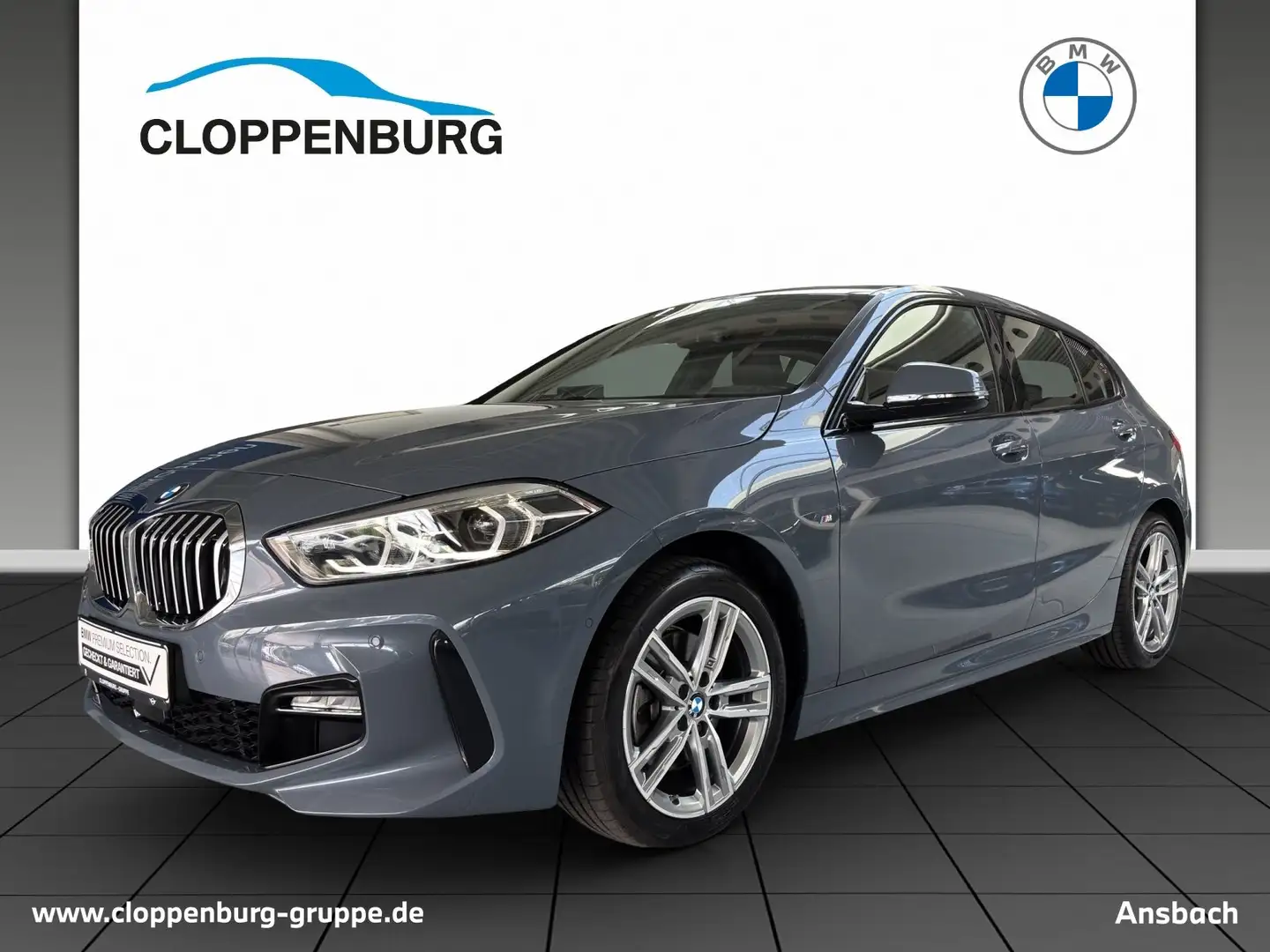 BMW 118 i Hatch M Sportpaket Navi+SHZ+KeyGO+HiFi+LED Grau - 1