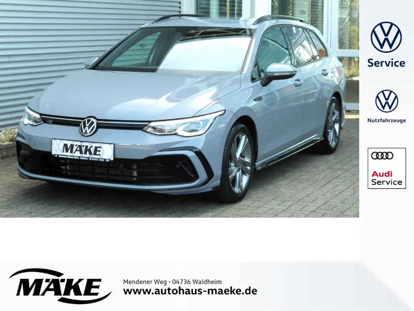 Volkswagen Golf Variant 1.5 eTSI DSG, R-Line, Standheizung,AHK, Grau - 1