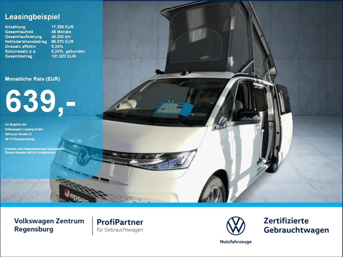 Volkswagen T7 California Ocean DSG AHK Alb - 1