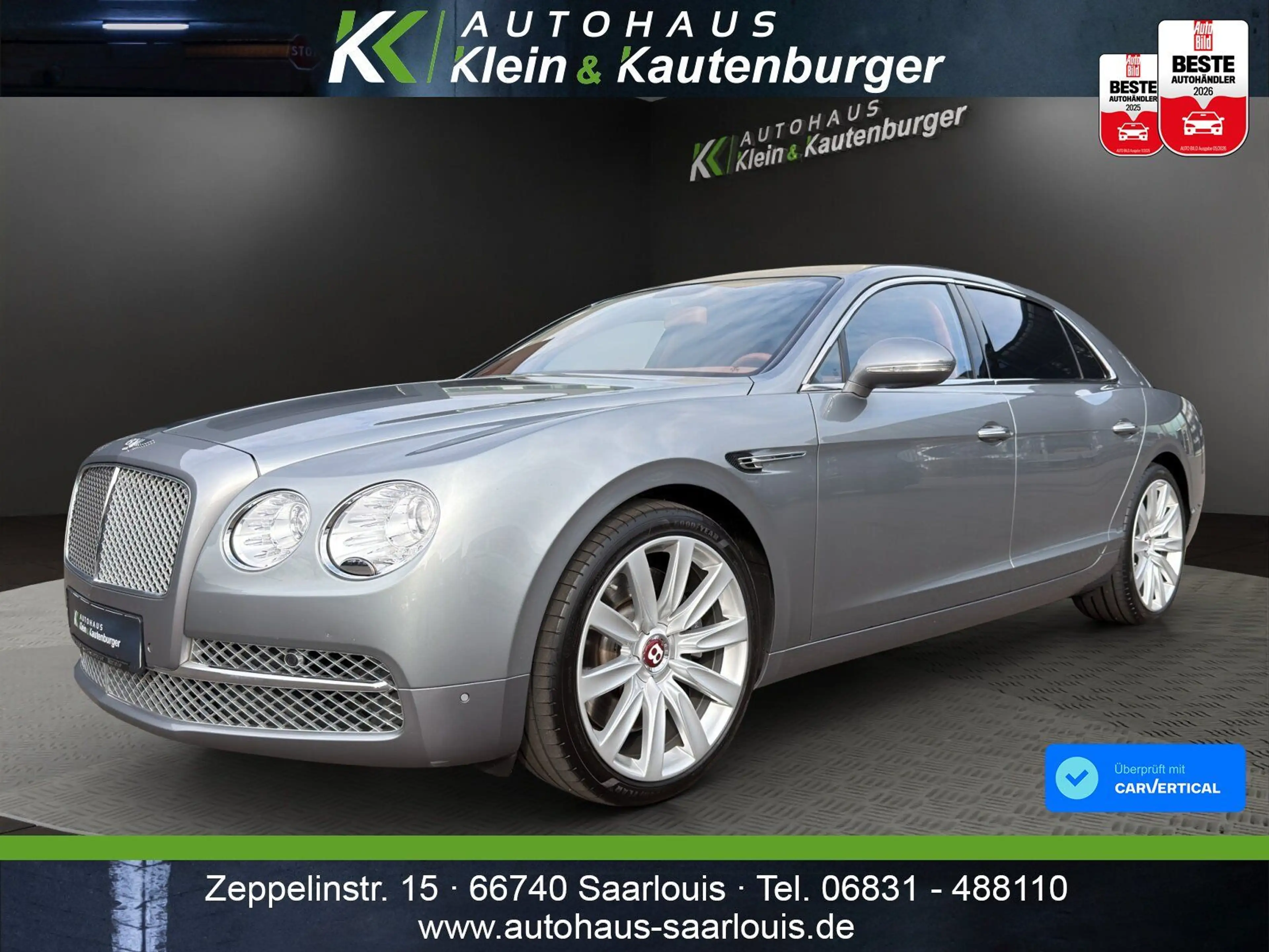 Bentley Flying Spur FLYING SPUR V8 MULLINER +VOLL+REAR-EN+SCHECKHEFT