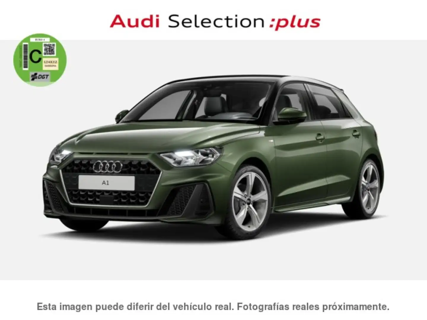 Audi A1 Sportback 30 TFSI Adrenalin Black Edition S tronic Verde - 1