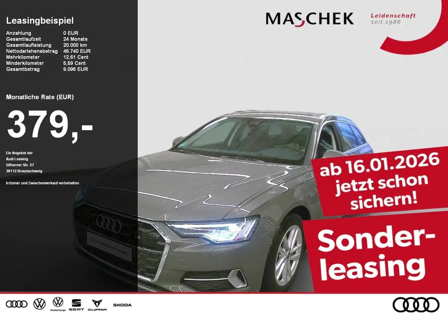 Audi A6 Avant 50 TFSI e quatt AHK HUD Kamera Memory ACC Na Grau - 1