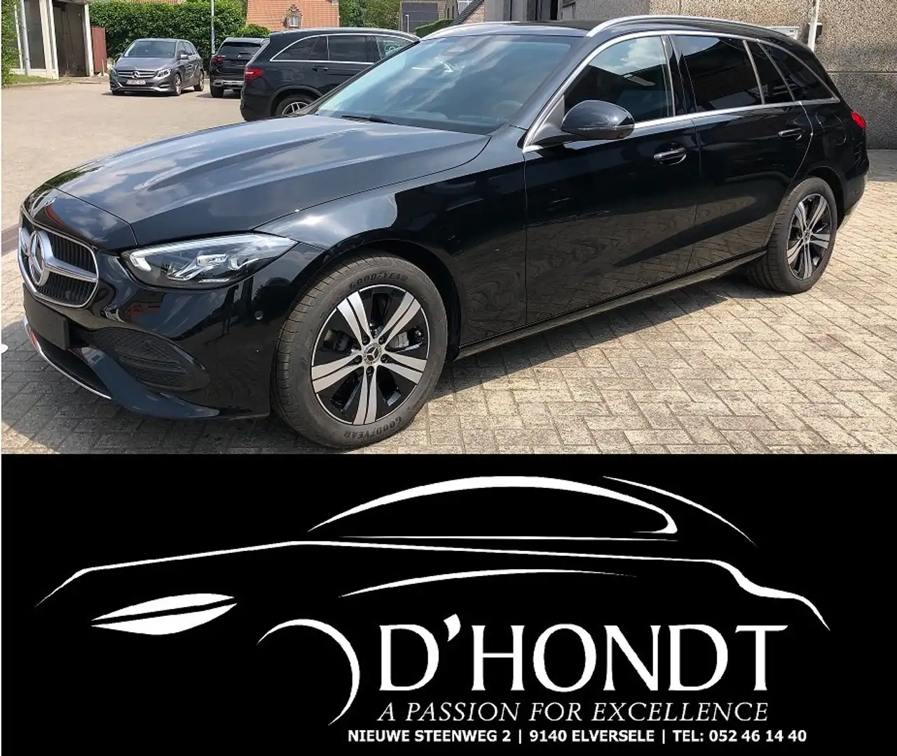 Mercedes-Benz C 300 PHEV  |Pano dak |Burmester |360° camera Zwart - 1
