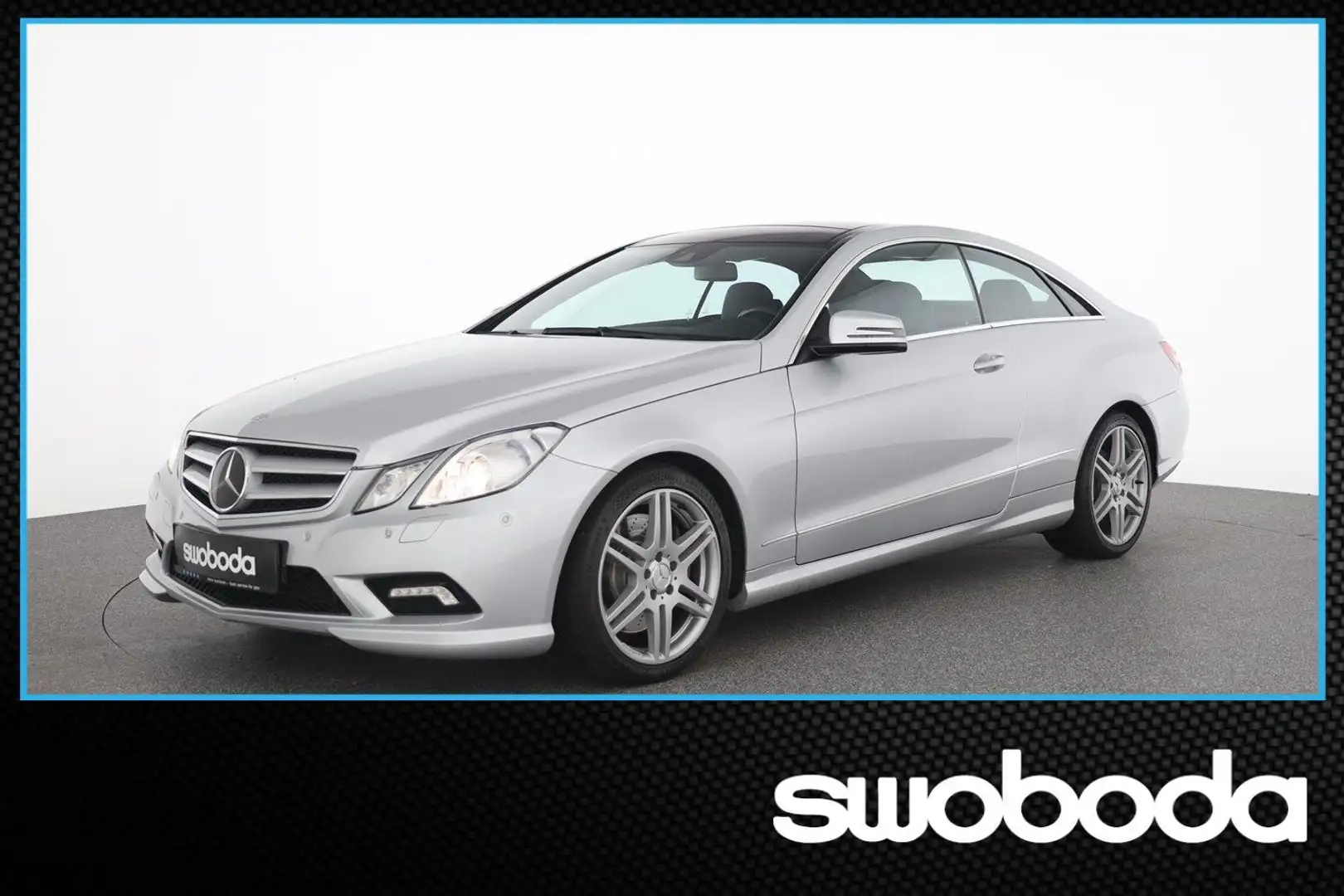 Mercedes-Benz E 500 Coupe Avantg. ! Gas Umbau ! Vollausstattung Silber - 1