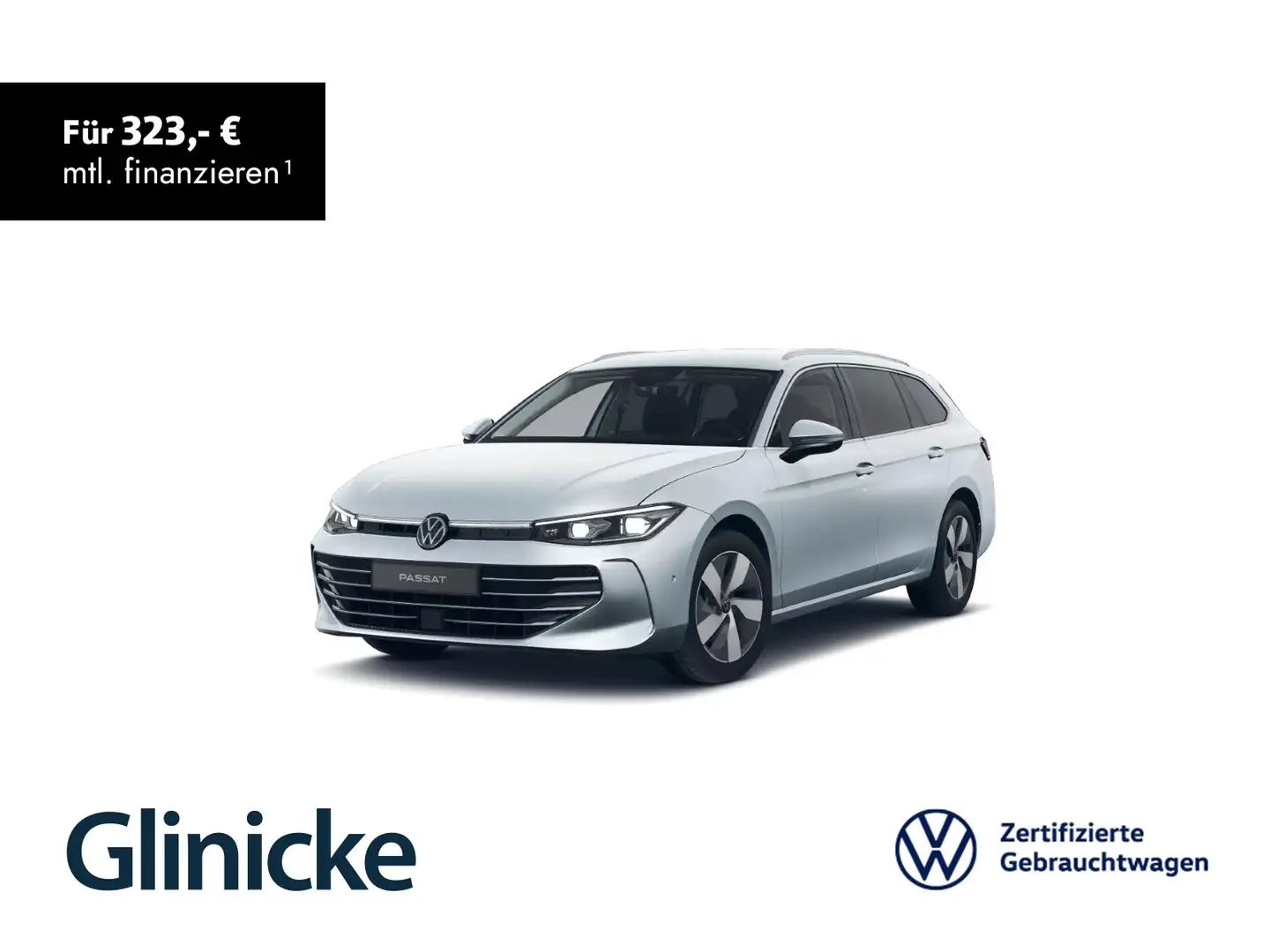 Volkswagen Passat Variant 2.0 TDI Elegance AHK Matrix DSG Silber - 1