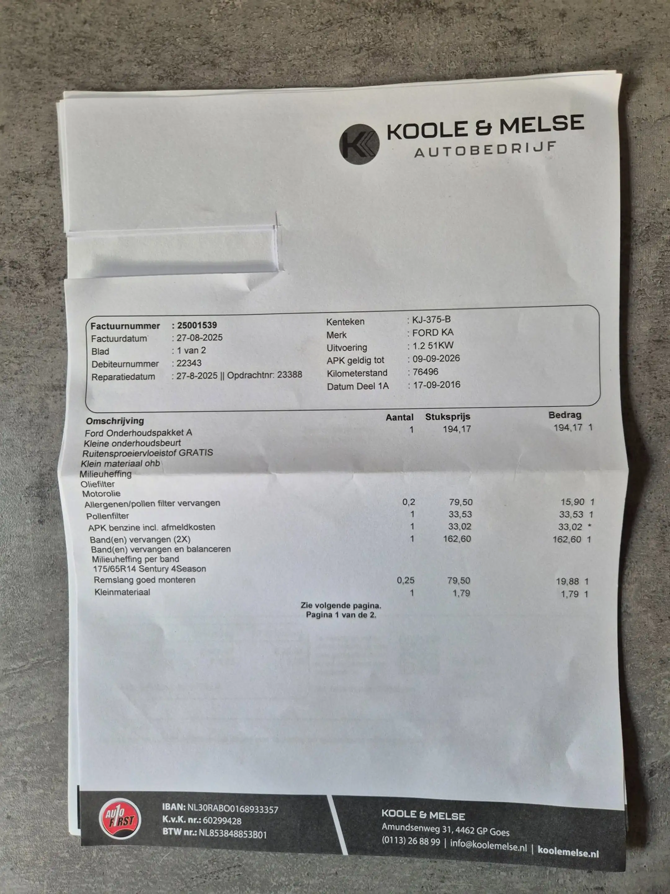 Ford Ka/Ka+ 1.2 Style Airco Elektrisch Pakket Distributie Riem — photo 17