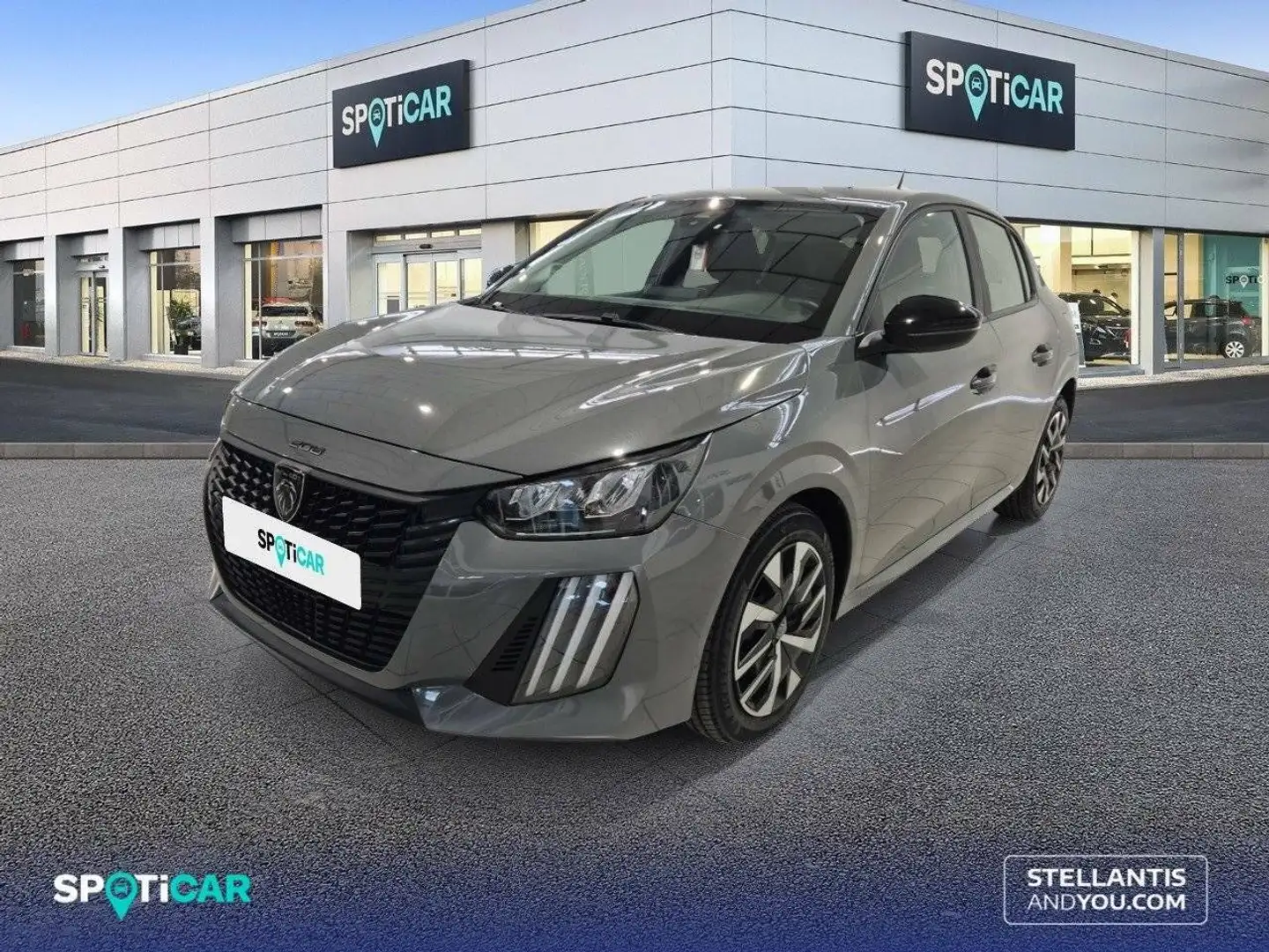 Peugeot 208 1.2 Puretech S&S Active 100 Gris - 1