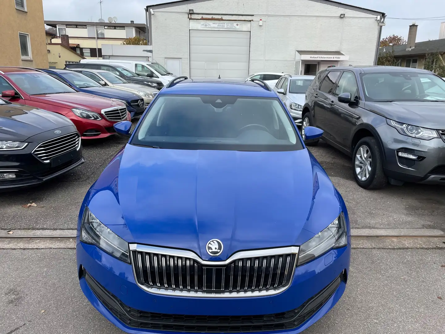 Skoda Superb Ambition Autom. LED leichte Hageldellen Blauw - 2