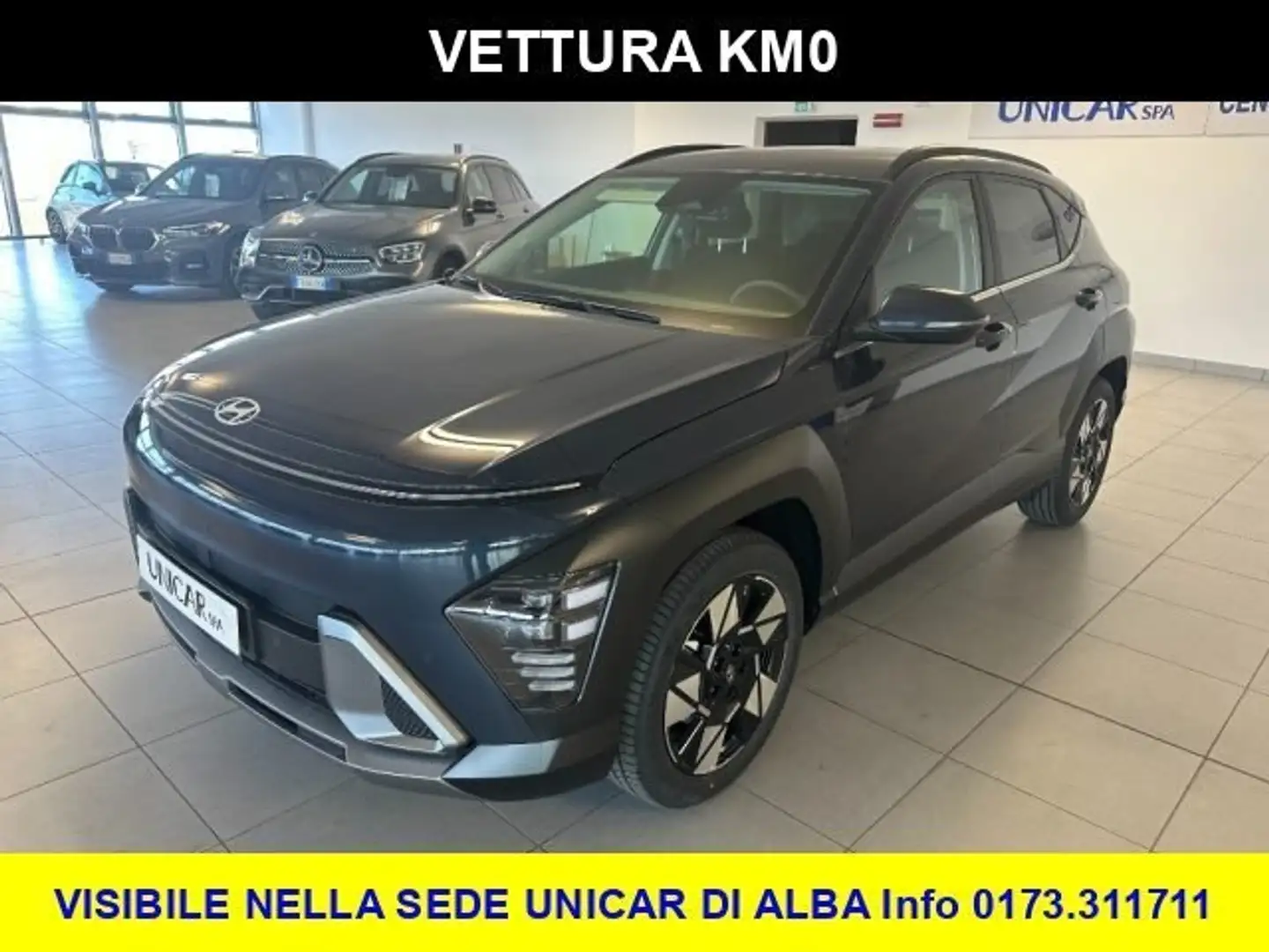 Hyundai KONA Kona 1.6 gdi hev X Line 2wd 141cv dct Grigio - 1