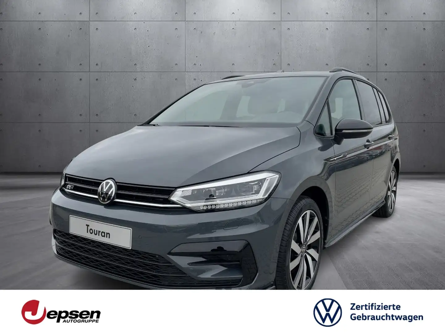 Volkswagen Touran R-Line 2.0 TDI DSG AHK+ACC+Navi+RearView Grau - 1