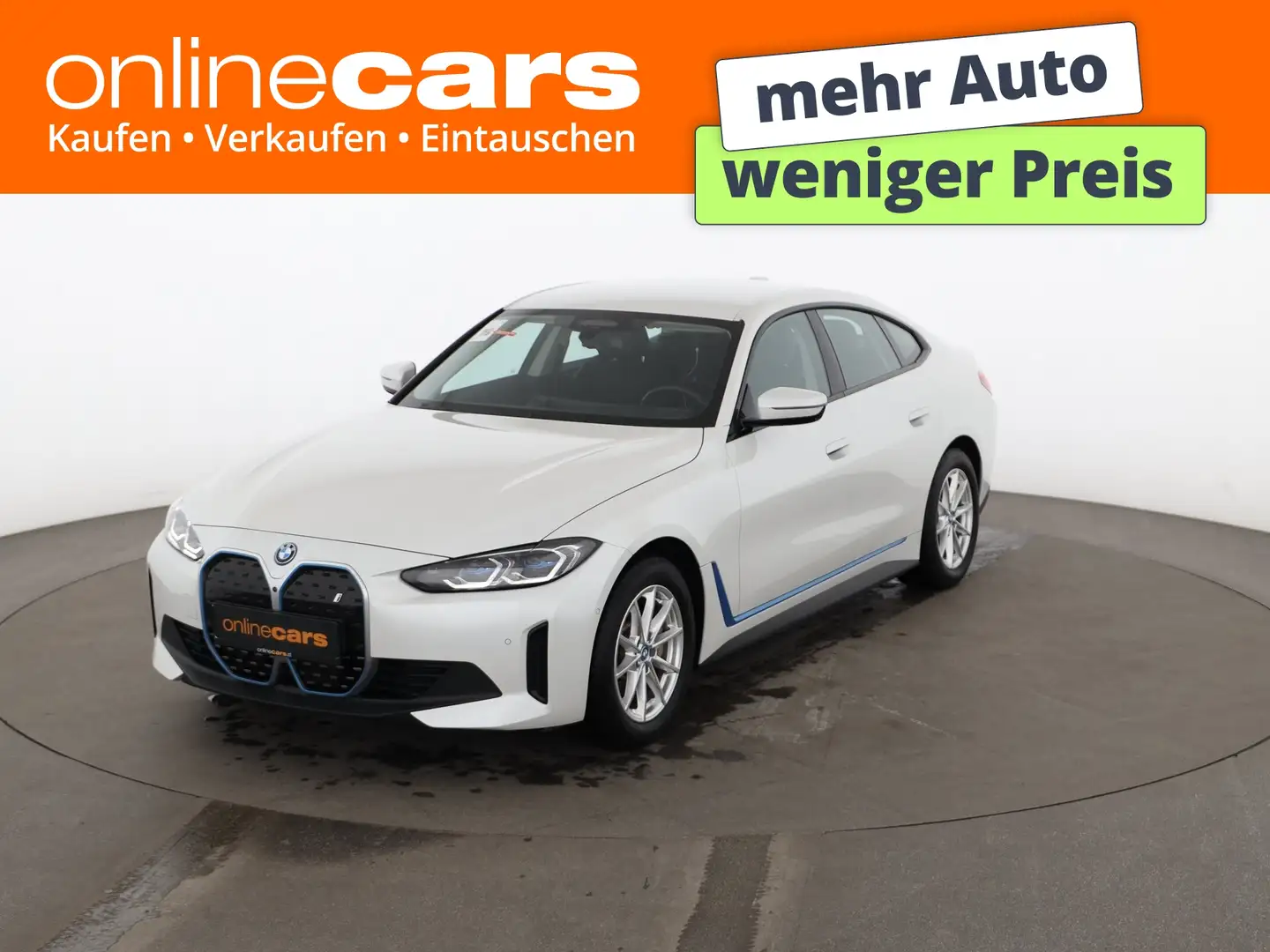 BMW i4 Gran Coupe eDrive 40 80,7kWh Aut LASER 360-CAM Weiß - 1