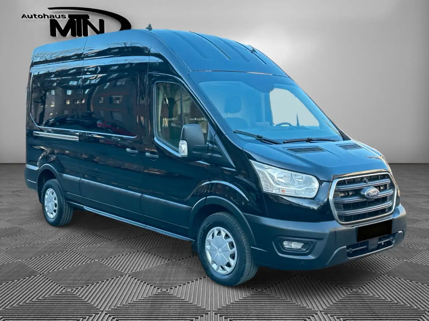 Ford Transit Kasten H3+L3 3.Stz Klima R.Kamera AHK Negro - 1