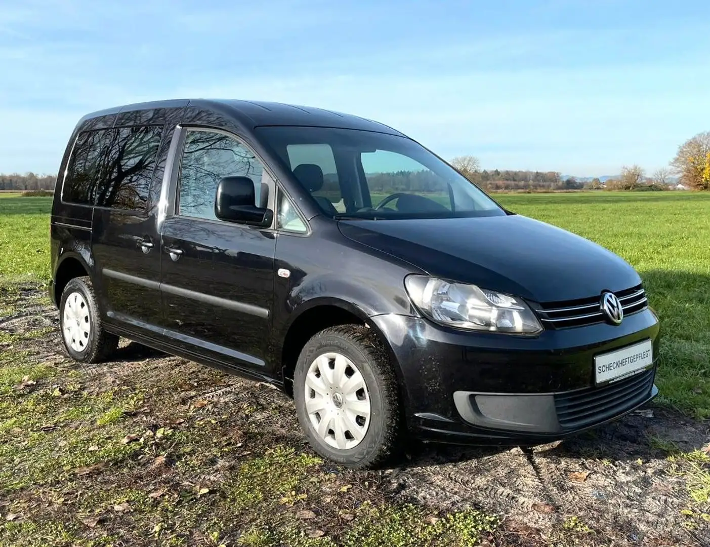 Volkswagen Caddy Trendline / 7 SITZE / AHK / SCHIEBETÜREN Schwarz - 2