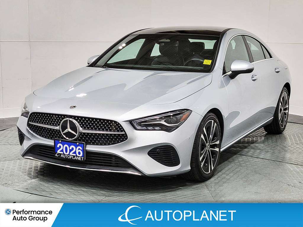 2026 Mercedes-Benz CLA 250 4MATIC, Navi, Pano Roof, Back Up Cam!