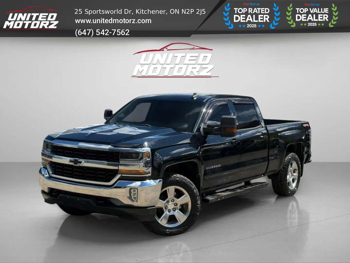 2017 Chevrolet Silverado 1500 LT CREW CAB AUTO 4WD 5.3L V8~SAFETY CERTIFIED~ — снимка 1