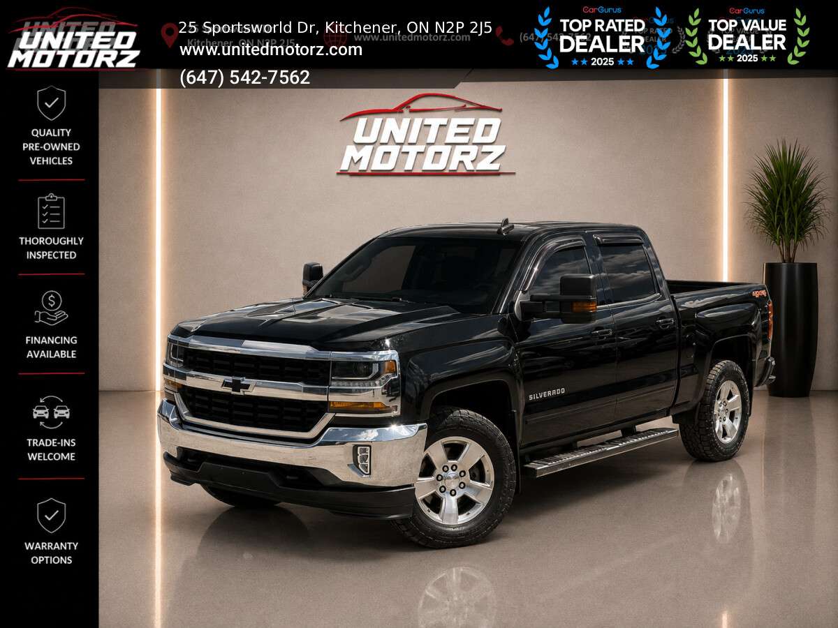 2017 Chevrolet Silverado 1500 LT CREW CAB AUTO 4WD 5.3L V8~SAFETY CERTIFIED~