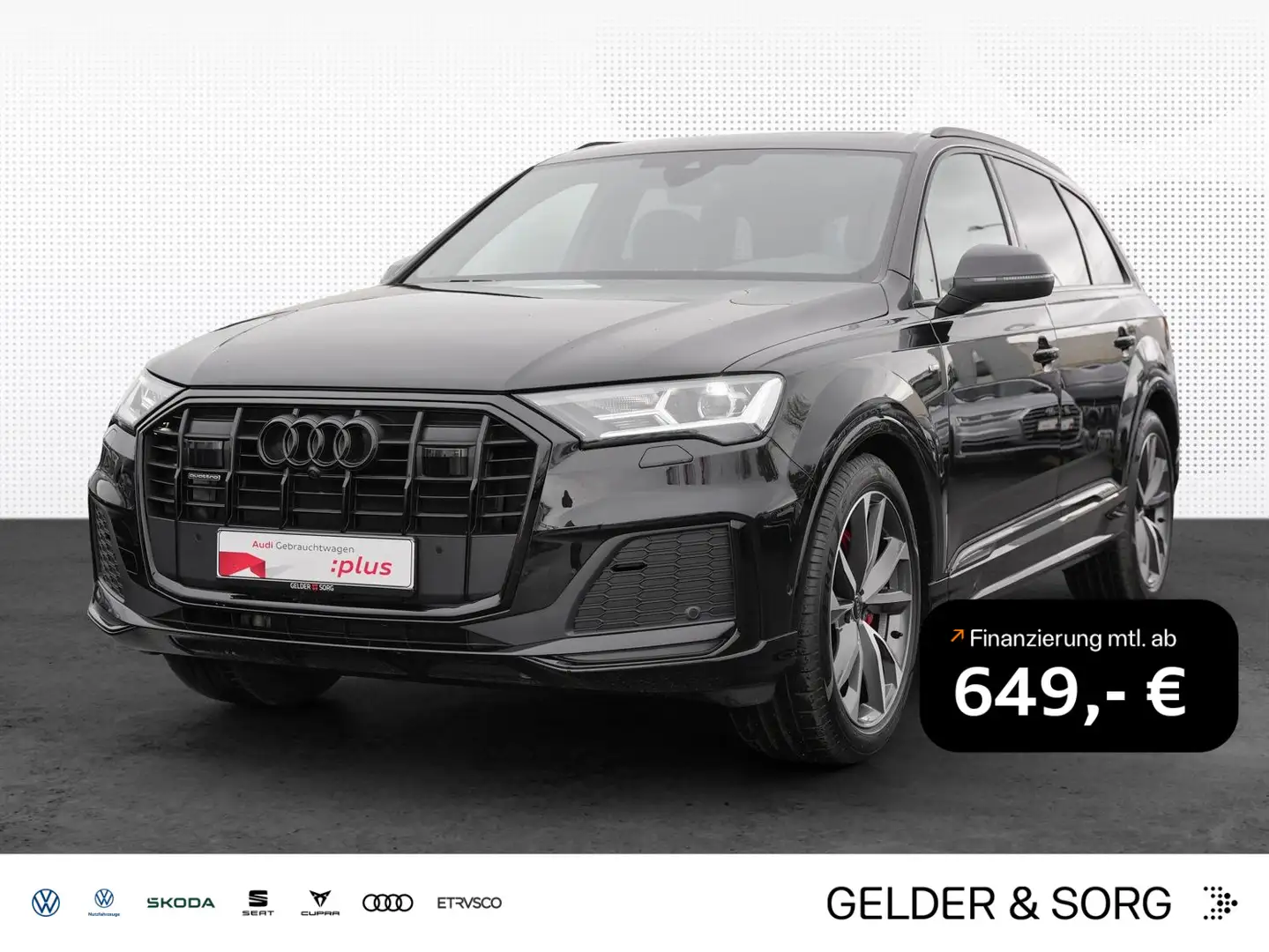 Audi Q7 50 TDI quattro S line AHK*Pano*LED*7-Sitzer Negru - 1