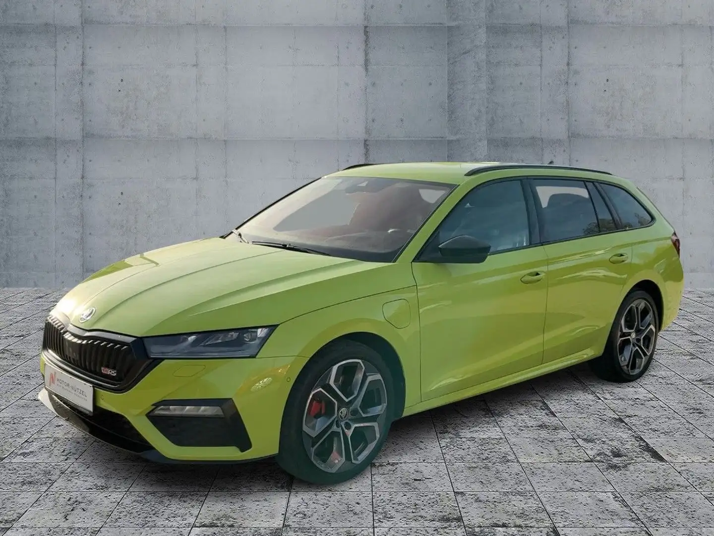 Skoda Octavia Combi RS iV MATRIX+NAVI+STDHZG+ACC+HuD Grün - 2