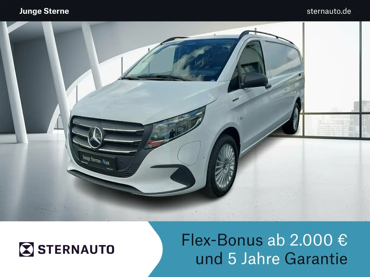 Mercedes-Benz Vito eVito 112 KA/L DISTR. Navi M-BEAM Klima Kamera Blanc - 1