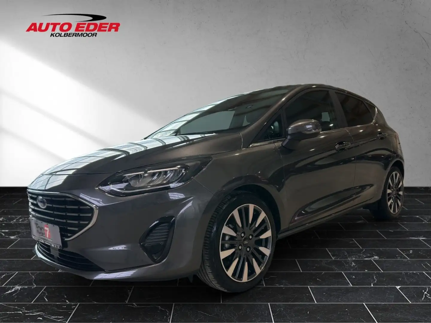 Ford Fiesta Titanium X Bluetooth LED Klima Einparkhilfe Grau - 2