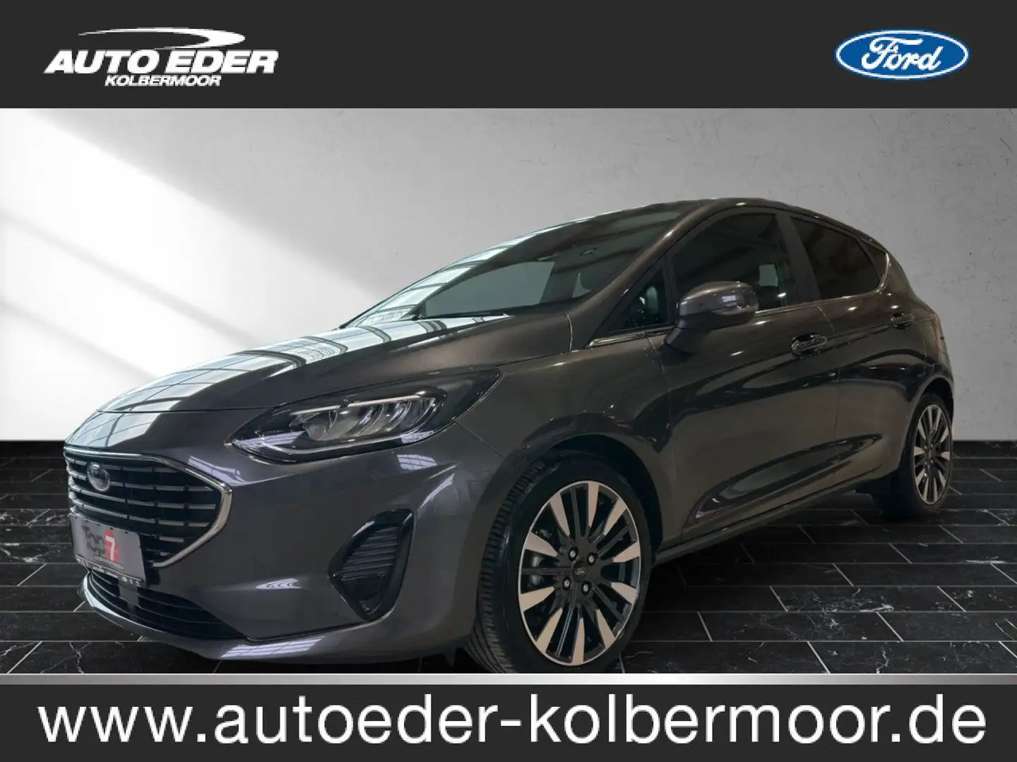 Ford Fiesta Titanium X Bluetooth LED Klima Einparkhilfe Grau - 1