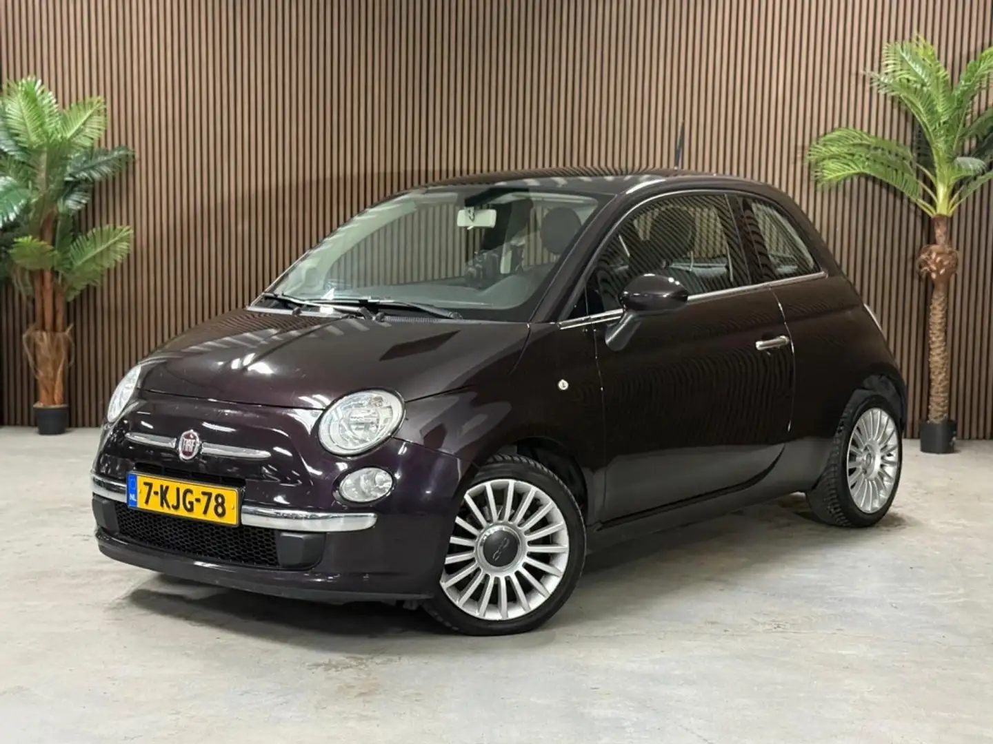 Fiat 500 0.9 TwinAir Lounge Paars - 1
