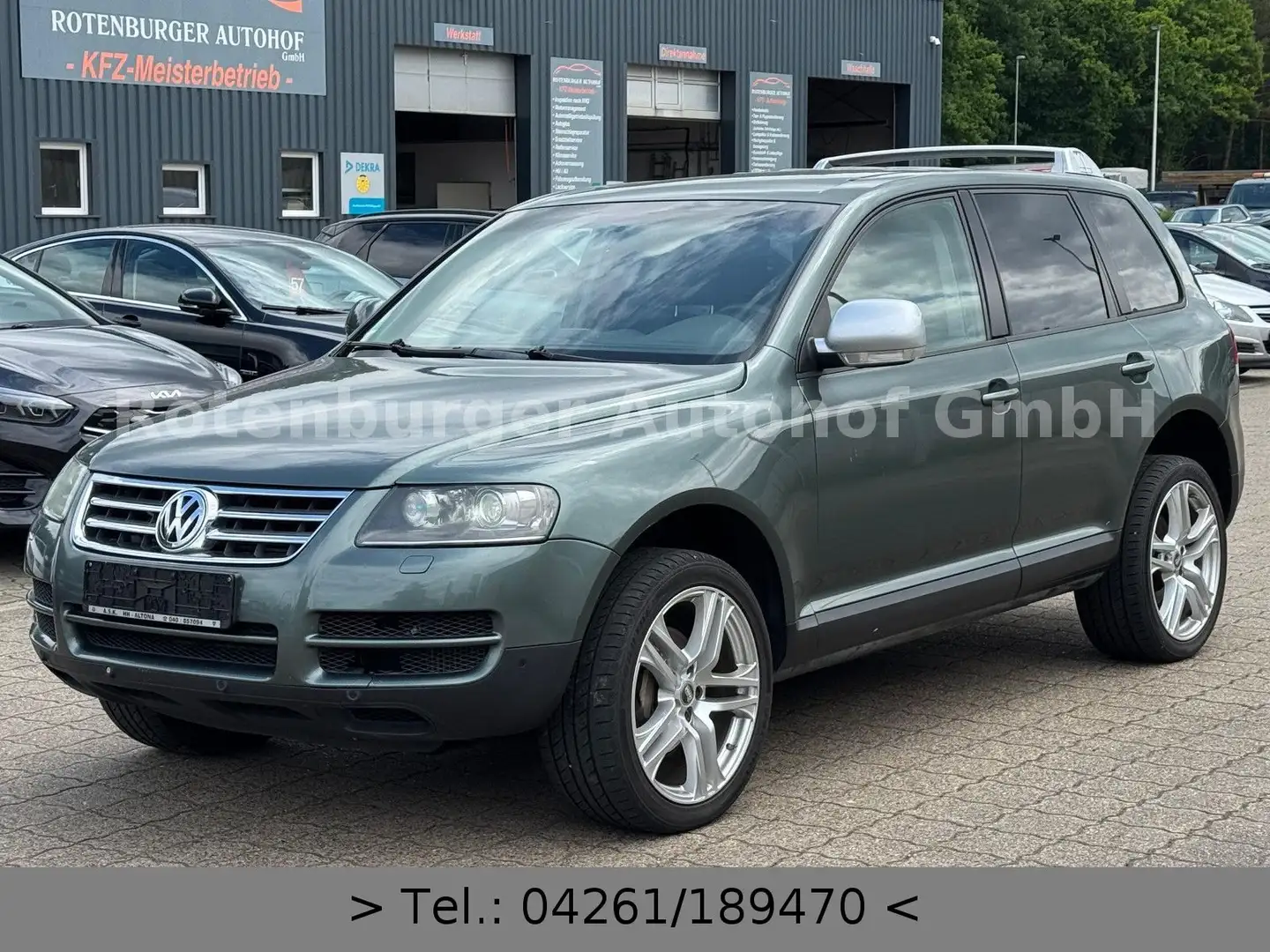 Volkswagen Touareg 3.0 TDI*V6*ALLRAD*MOTOR-KLACKERT!!! Grün - 1