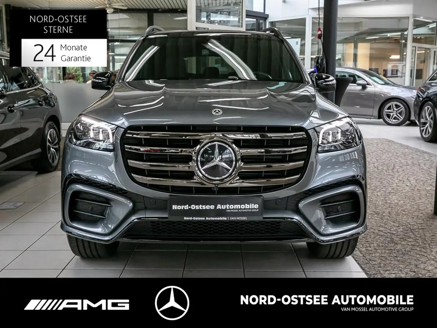 Mercedes-Benz GLS 450 d 4M AMG PREM.+ NIGHT 22" PANO STHZG AHK Grau - 2