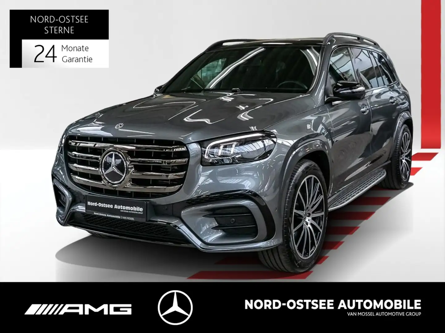 Mercedes-Benz GLS 450 d 4M AMG PREM.+ NIGHT 22" PANO STHZG AHK Grau - 1