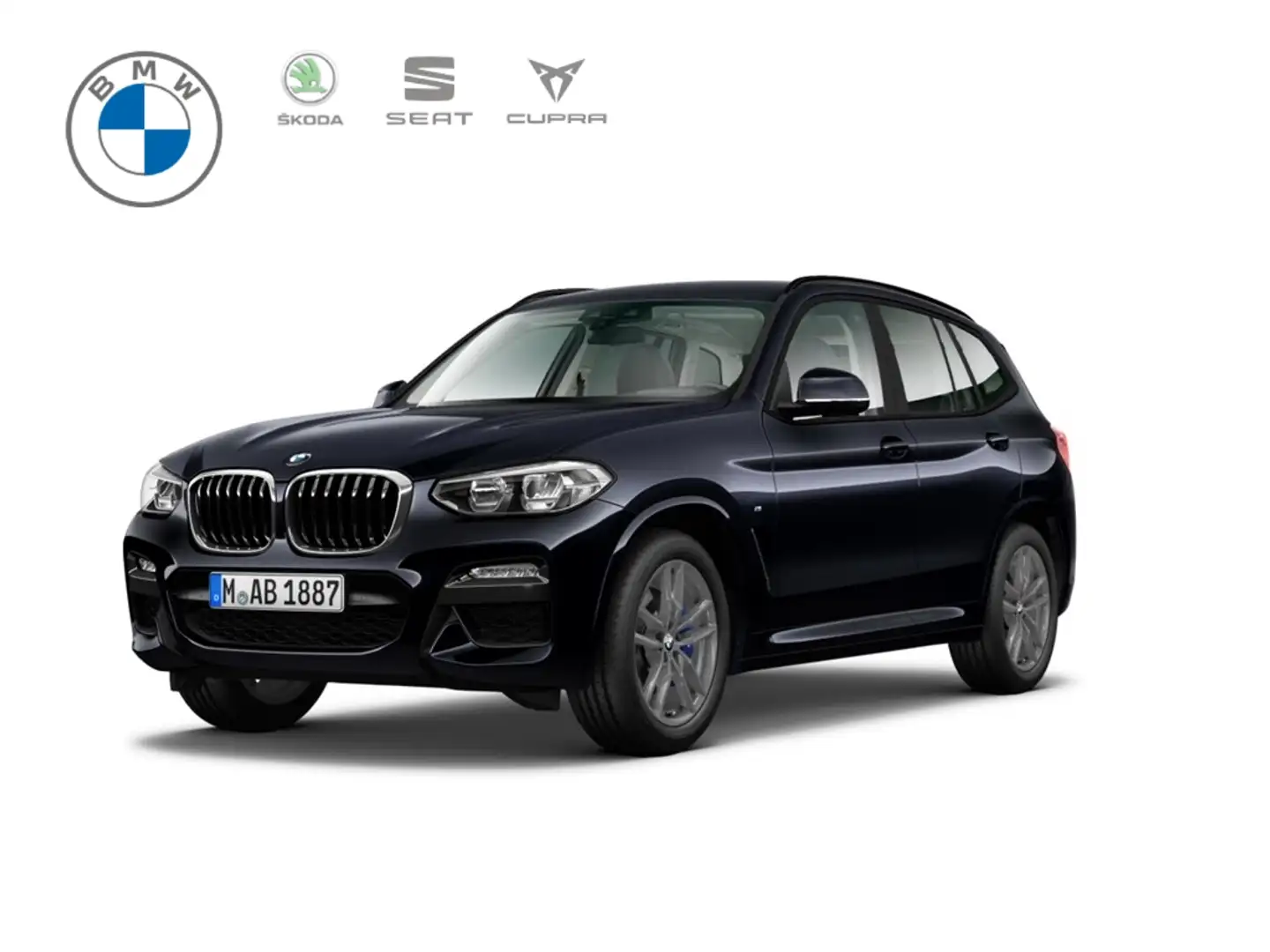 BMW X3 xDrive 30 d M Sport Aut. DAB+HIFI+HEAD UP+AHZV+SHZ Schwarz - 1
