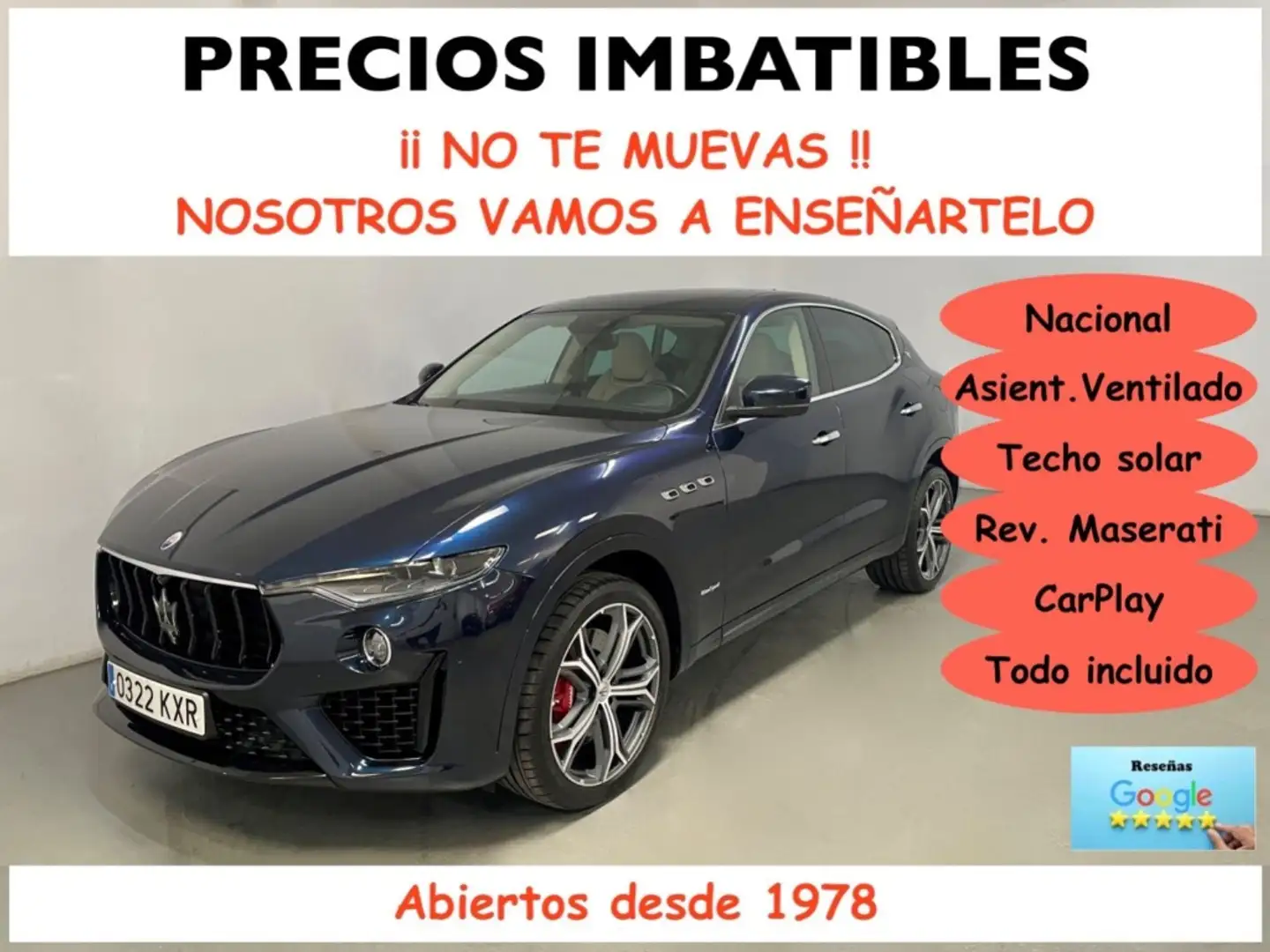 Maserati Levante 350 GranSport Aut. Azul - 1