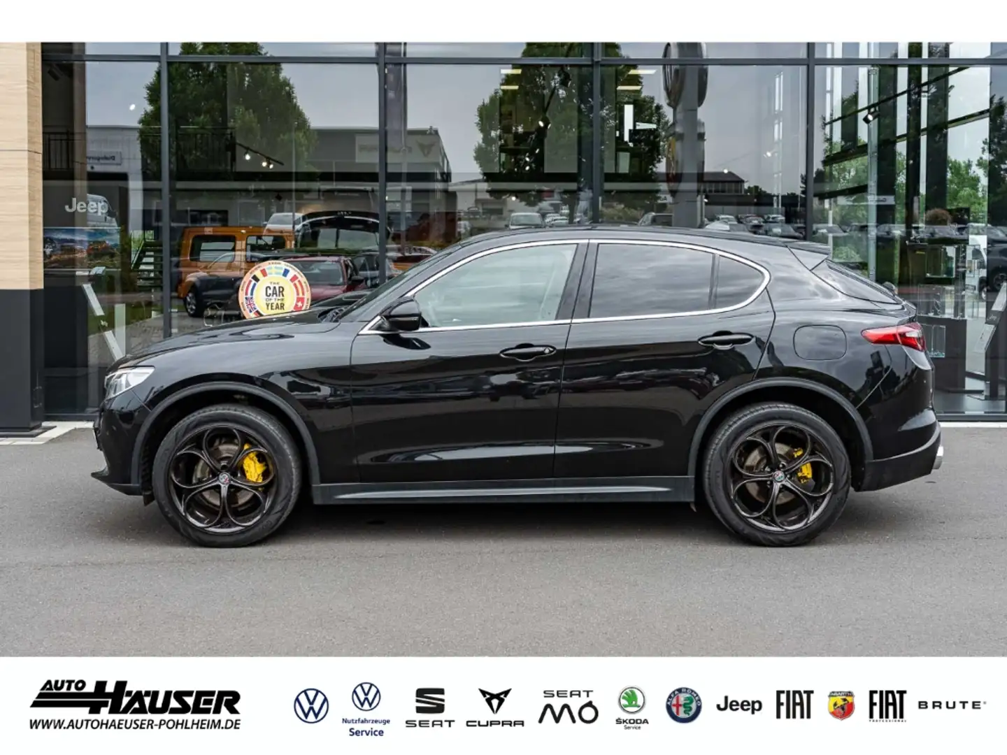 Alfa Romeo Stelvio Super Q4 2.0 Turbo AT8 MY19 LEDER SITZHZG. EL HECK Schwarz - 2