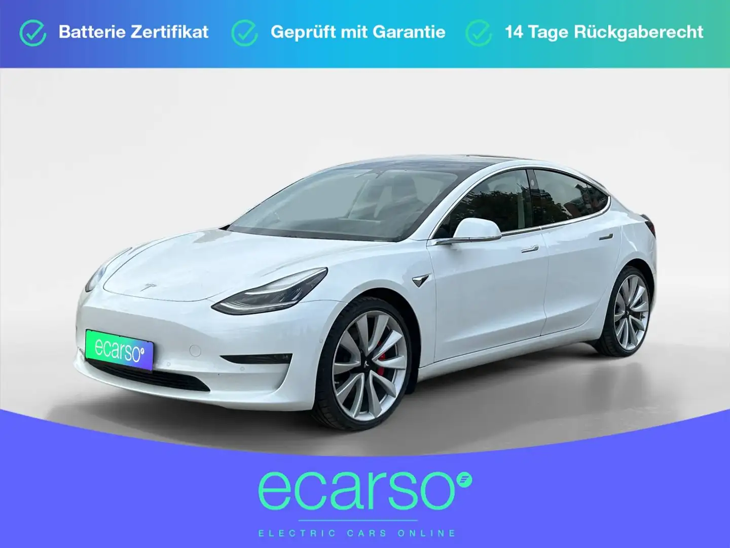 Tesla Model 3 Performance Dual AWD Weiß - 1