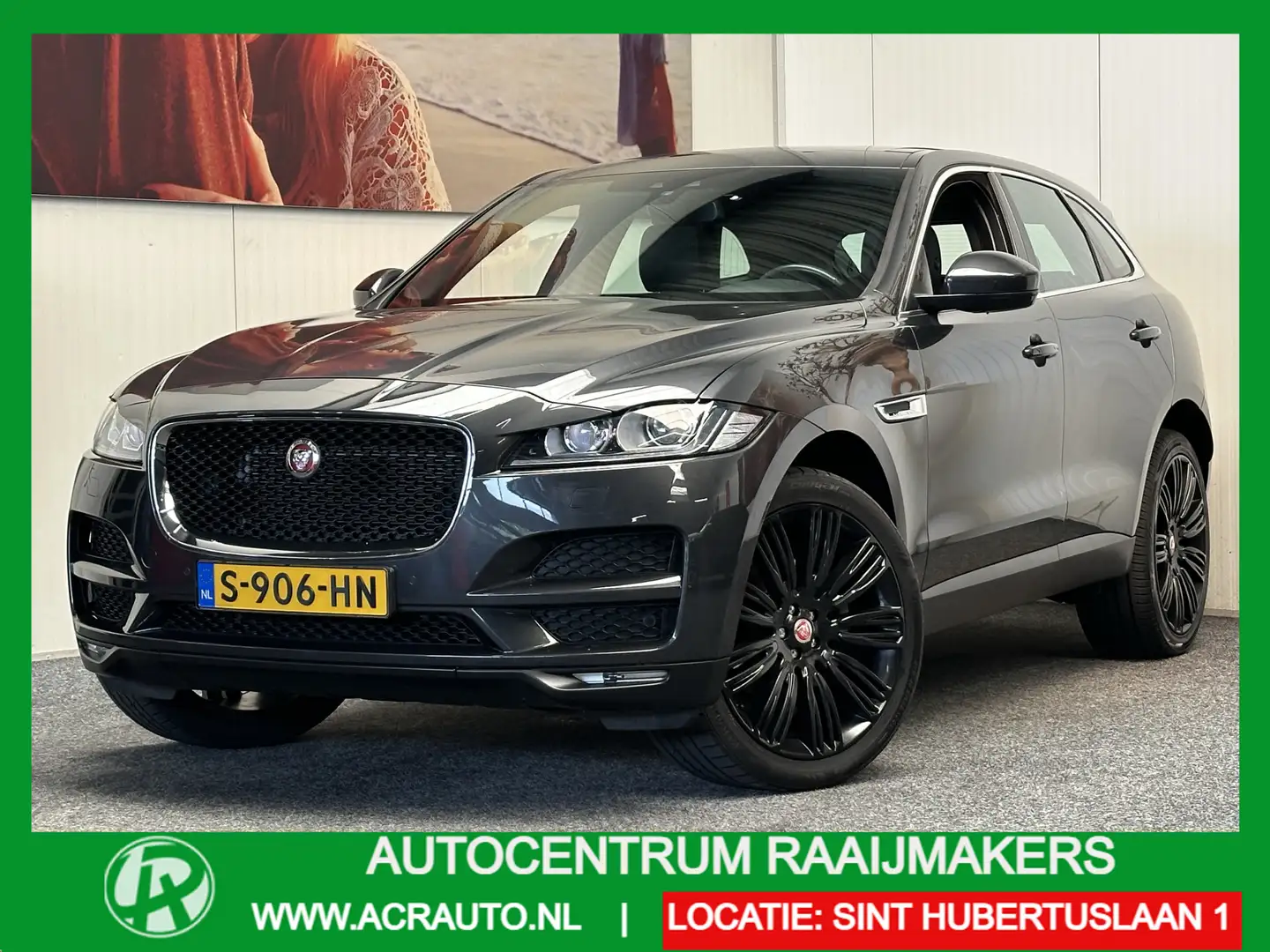 Jaguar F-Pace 3.0 S/C PORTFOLIO AWD 35T LEDER NAVIGATIE CRUISE C Grijs - 1