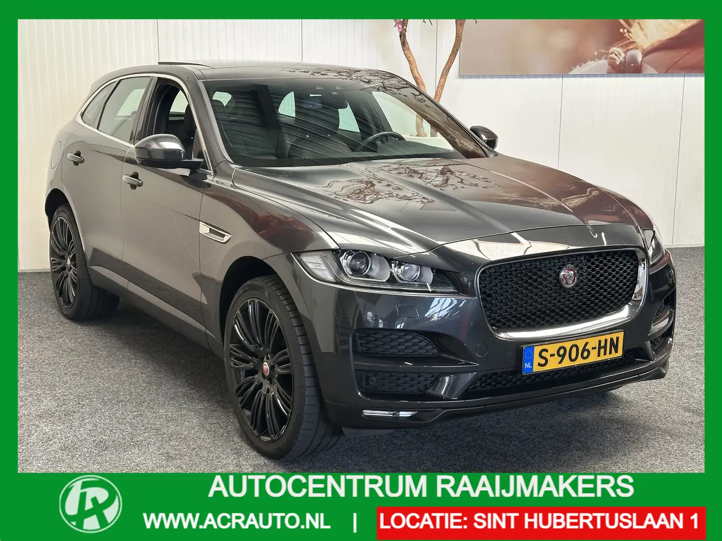 Jaguar F-Pace 3.0 S/C PORTFOLIO AWD 35T LEDER NAVIGATIE CRUISE C Grijs - 1