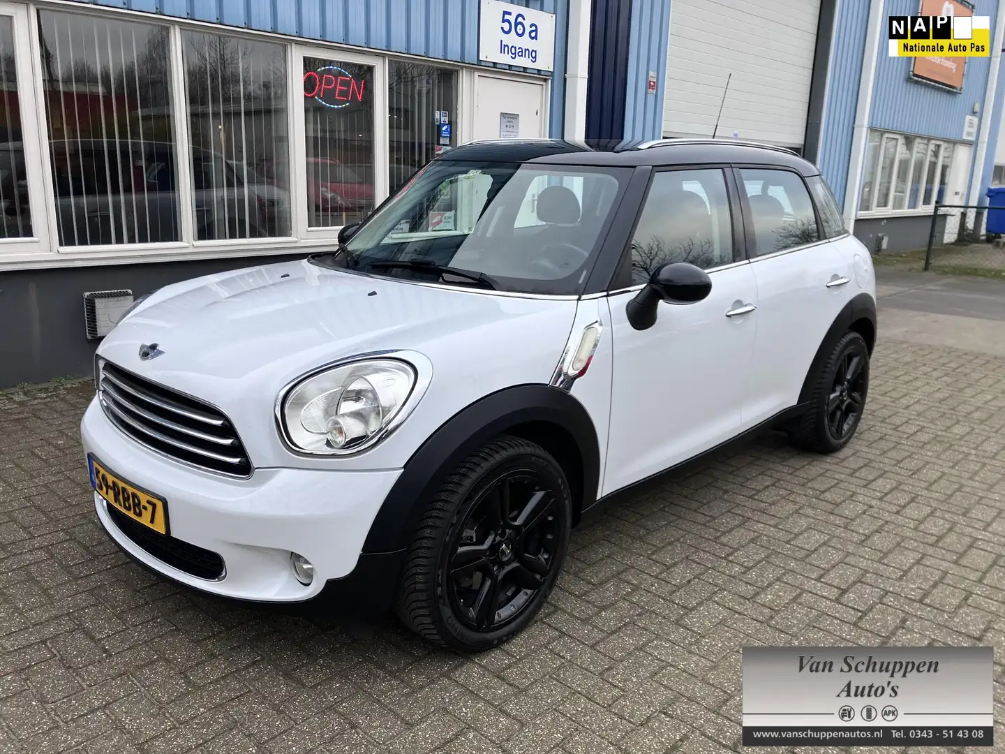 MINI Cooper Countryman Mini 1.6 Chili Navi Cruise Pdc Airco Blanc - 1