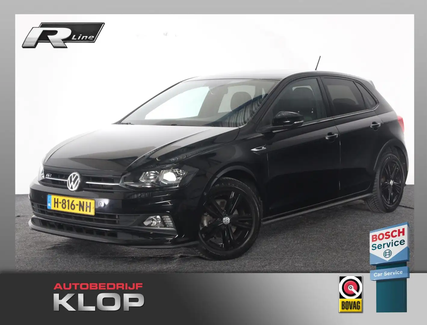 Volkswagen Polo 1.0 TSI R-line 2X | NL-auto | digitaal cockpit | w Schwarz - 1