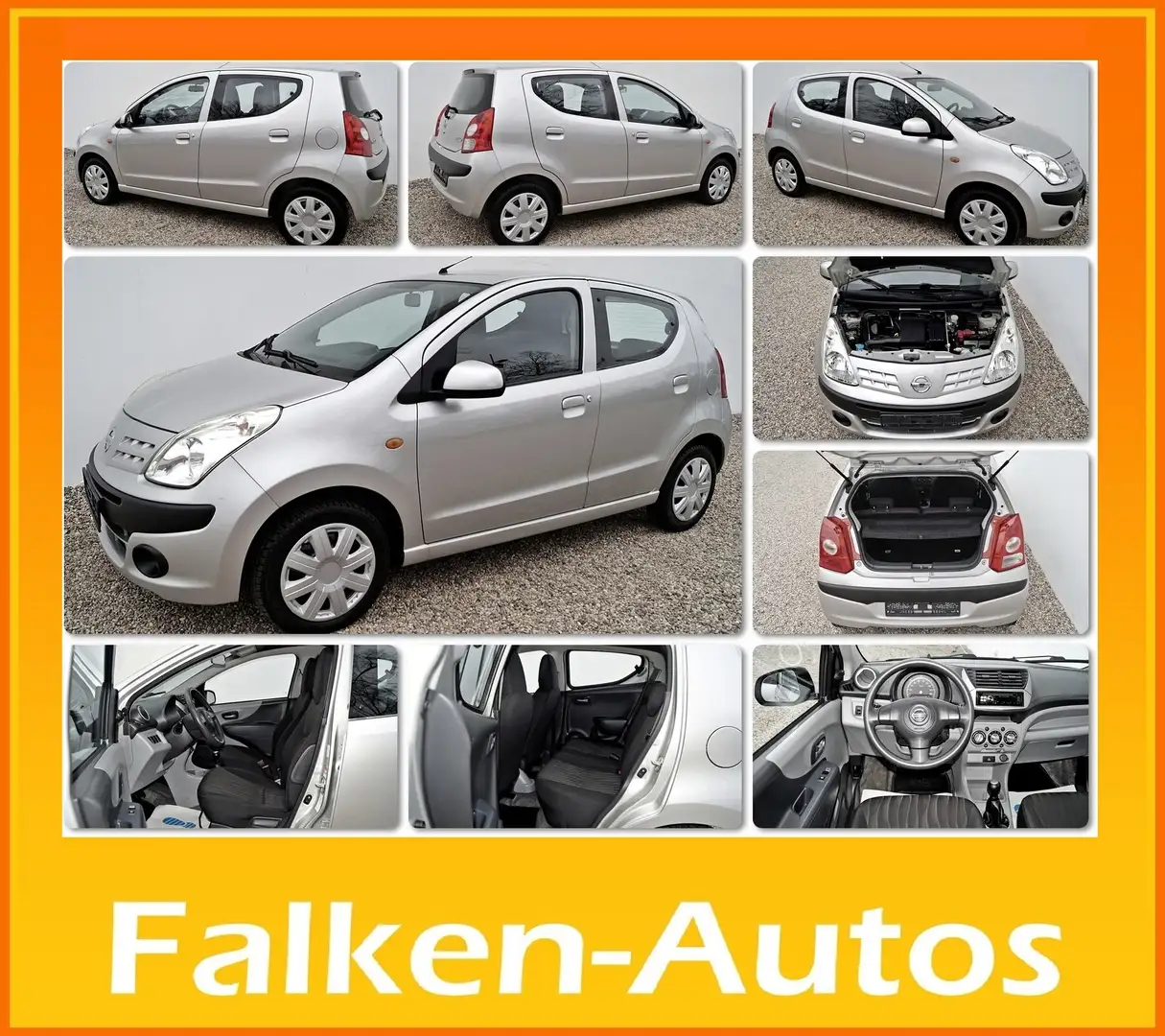 Nissan Pixo 1.0 -ERSTBESITZ+TÜV NEU-*GEPRÜFTES FAHRZEUG* Argent - 1